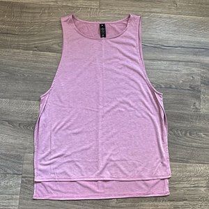 Yogalicious Tank Top with Slit Sides Pink Size Small